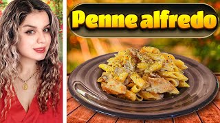 Penne Alfredo Pasta  Alfredo Sauce Alfrefo Pasta Yummy Recipe [upl. by Bromleigh]