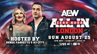 Zero Hour  AEW All In London Pre Show  LIVE this Sunday at 4pm BST  11am ET  8am PT [upl. by Beker541]