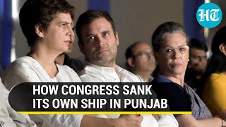 How Gandhisled Congress lost Punjab bastion to antiincumbency and infighting [upl. by Adlanor]