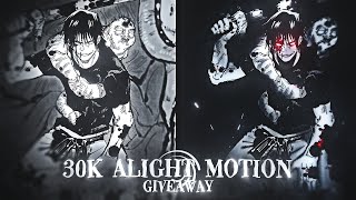 30k Alight Motion Giveaway「Shake CC Text Animation Effects」 [upl. by Dolloff]