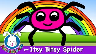 The Itsy Bitsy Spider with lyrics  Nursery Rhymes for Baby amp kids [upl. by Takakura]