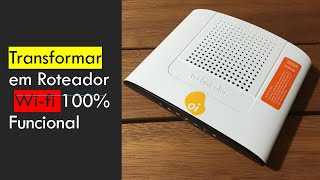 ModemRoteador Technicolor TD5130 Transformar em Roteador Wifi [upl. by Karlis]