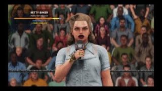 WWE 2K19  WEW ￼BETTY BAKER WARNS THE LOCKER ROOM ABOUT A MYSTERIOUS INDIVIDUAL [upl. by Corry]