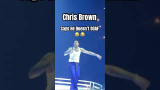 Chris Brown doesn’t GAF 1111tour cbreezy chrisbrown [upl. by Niwle]