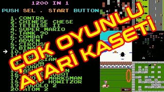 ÇOK OYUNLU ATARİ KASEDİ GERÇEKTEN 1200 OYUN VAR MI [upl. by Macswan]