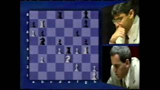 BBC coverage of World Chess 1995 Kasparov v Anand [upl. by Livvy539]