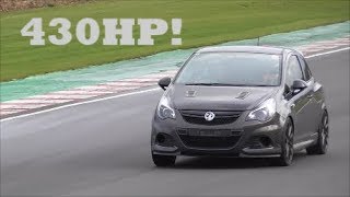 430HP Screamer Pipe Vauxhall Corsa VXR On Track [upl. by Yttisahc]