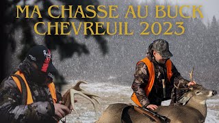 Ma chasse au BUCK CHEVREUIL 2023 [upl. by Ineslta653]