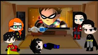 batfamilia reagindo Rap do Robin MEU LADO MAL  DRAGON [upl. by Terris105]