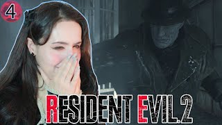 SO SCARY MR XTYRANT  Resident Evil 2 REMAKE  Part 4 [upl. by Calvo]