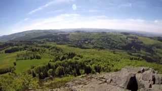 Aussicht von der Milseburg Rhön Gopro hero [upl. by Timmi]