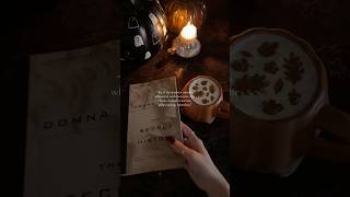 coffee  a book  cozy slow morning homebody aesthetic  the secret history [upl. by Webster326]