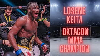 Losene Keita talks winning OKTAGON MMA Belt and whats next for him [upl. by Downing]