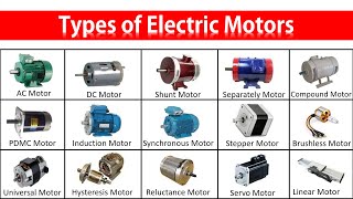 Electric Motors Types Usages and Applications [upl. by Alek]