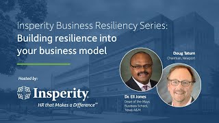 Insperity Business Resiliency Series Session 6 Building Resilience into Your Business Model [upl. by Ogait]