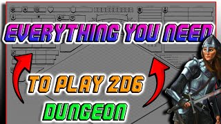 Try This New Solo RPG System for 2D6 Dungeon [upl. by Eico676]