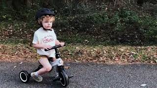 XJD Toddler bike and Toddler Helmet [upl. by Benkley]