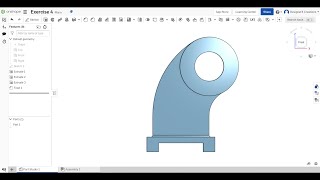 Onshape Exercise 4 [upl. by Riddle]