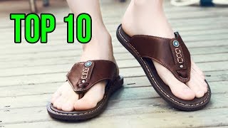 Top 10 Cool Men’s Slippers 2024 [upl. by Jerri526]