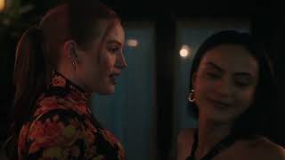 Riverdale 6x22  Kiss Scene — Veronica and Cheryl Camila Mendes and Madelaine Petsch [upl. by Winnah]