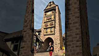 Riquewihr amazing clock tower Medieval town [upl. by Denn]