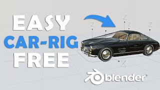 Free Car Rig in Blender 42 Tutorial RBC Addon [upl. by Lily]