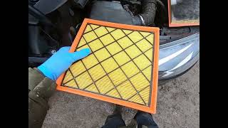 Air Filter Change Vauxhall Zafira [upl. by Adnoluy247]