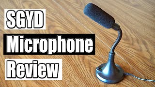 SGYD USB Microphone Review for PC Quality sound on a BUDGET [upl. by Ciredec]