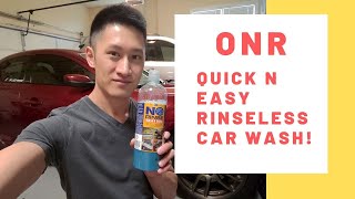 OPTIMUM NO RINSE ONR  Rinseless Car Wash [upl. by Katha249]