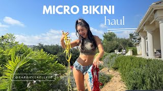 BIKINI TRY ON HAUL  GABRIELLA ELLYSE [upl. by Tloc]