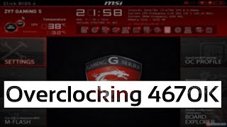 FR Overclocking Intel Core i5 4670K 42  44Ghz [upl. by Abagael]