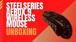 SteelSeries Aerox 9 Wireless Mouse Unboxing and Software Setup Walk Through [upl. by Elletsirhc]