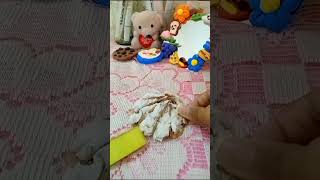 DIY Sea Shell with tissue paper😱🐚 craft easy [upl. by Eirlav]