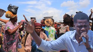 The gospel in action Pentecost Joshua shares Gods word through praise at Offinso Abofour market [upl. by Rehpotsirahc322]