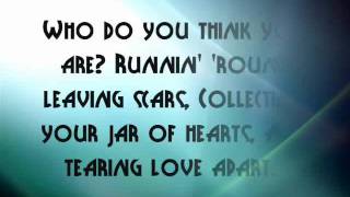 Jar Of Hearts Lyrics  Christina Perri Ebony Day amp Anth Cover [upl. by Kataway]