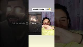 Virat Dirty Mind 💀🤪 shorts viratkohli kingkohli dirtymind subscribe reactionvideo rcb [upl. by Munshi]