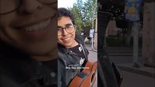 POV CONTRATAS UN MUSICO CALLEJERO indie humor musicos trending guitartok pov [upl. by Atinwahs]