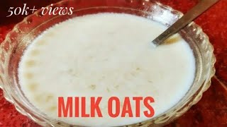 Healthy breakfast recipes indian  oats recipe in Tamil  milk oats Zeenaths world [upl. by Emerick]