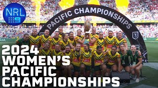 2024 NRLW Pacific Championship medal presentation Australia v New Zealand  NRL on Nine [upl. by Darill]