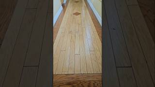 PARQUET WOOD FLOOR RESTORATION DEEP CLEANING POLISHING AND BUFFING PROCESS FANTASTIC GLOSSY FINISH [upl. by Arramahs]