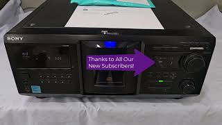 Stephen Preshipping Video 10048058 Sony CD Player CDPCX455 [upl. by Eceinaj]