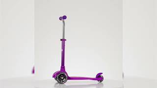 Story Mini LED 3 Wheel Scooter Purple [upl. by Pressman868]