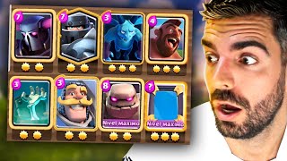 COMO USAR TODAS AS CARTAS NO NÍVEL MÁXIMO ESTELAR UPANDO APENAS UMA DELAS NO CLASH ROYALE [upl. by Babb]