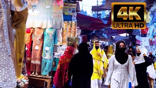 WALKING TOUR OF Lahore PAKISTAN WALKING THROUGH Anarkali BAZAR Ichra BAZAR CITY WALK 4K60FPS [upl. by Stanislaw886]