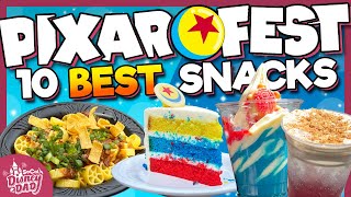 10 Best PIXAR FEST 2024 Food amp Snacks at Disneyland [upl. by Alpheus]