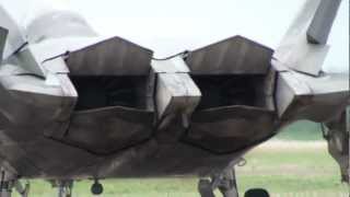 【HD】 F22 thrust vectoring nozzles [upl. by Sadirah]