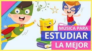 MÚSICA para ESTUDIAR NIÑOS 🧠 música de fondo para concentración TAREAS y DEBERES [upl. by Lotsirk]