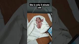 New born baby cute baby girl you tube short [upl. by Ferriter]