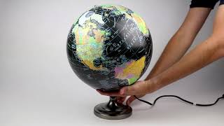 How to Change a Light bulb on Replogle globes with steel semi meridian [upl. by Kenlay]