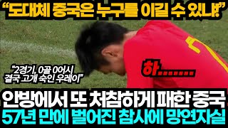 또다시 안방에서 시리아에 처참하게 패한 중국 축구 중국이 망연자실하는 이유 [upl. by Merc]